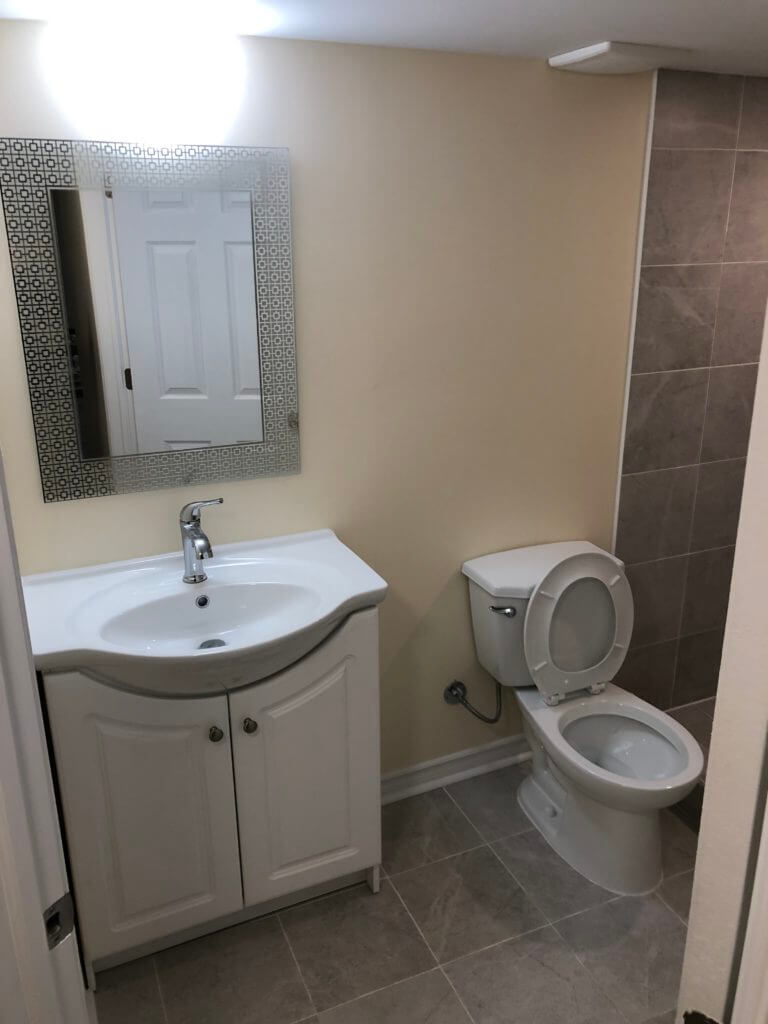 Bathroom renovation in Markham by Rotari Construction bathroom renovation company